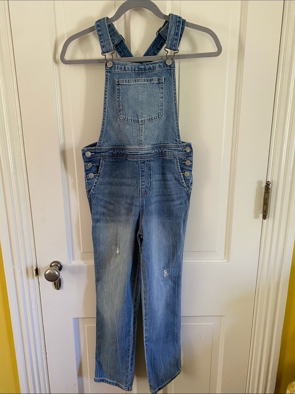 Cat & Jack Light Blue Denim Overalls